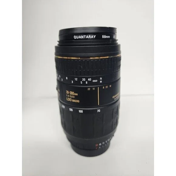 Quantaray AF Zoom Ld 70-300mm 1:4-5.6 f /Lens For Nikon - Picture 2 of 10